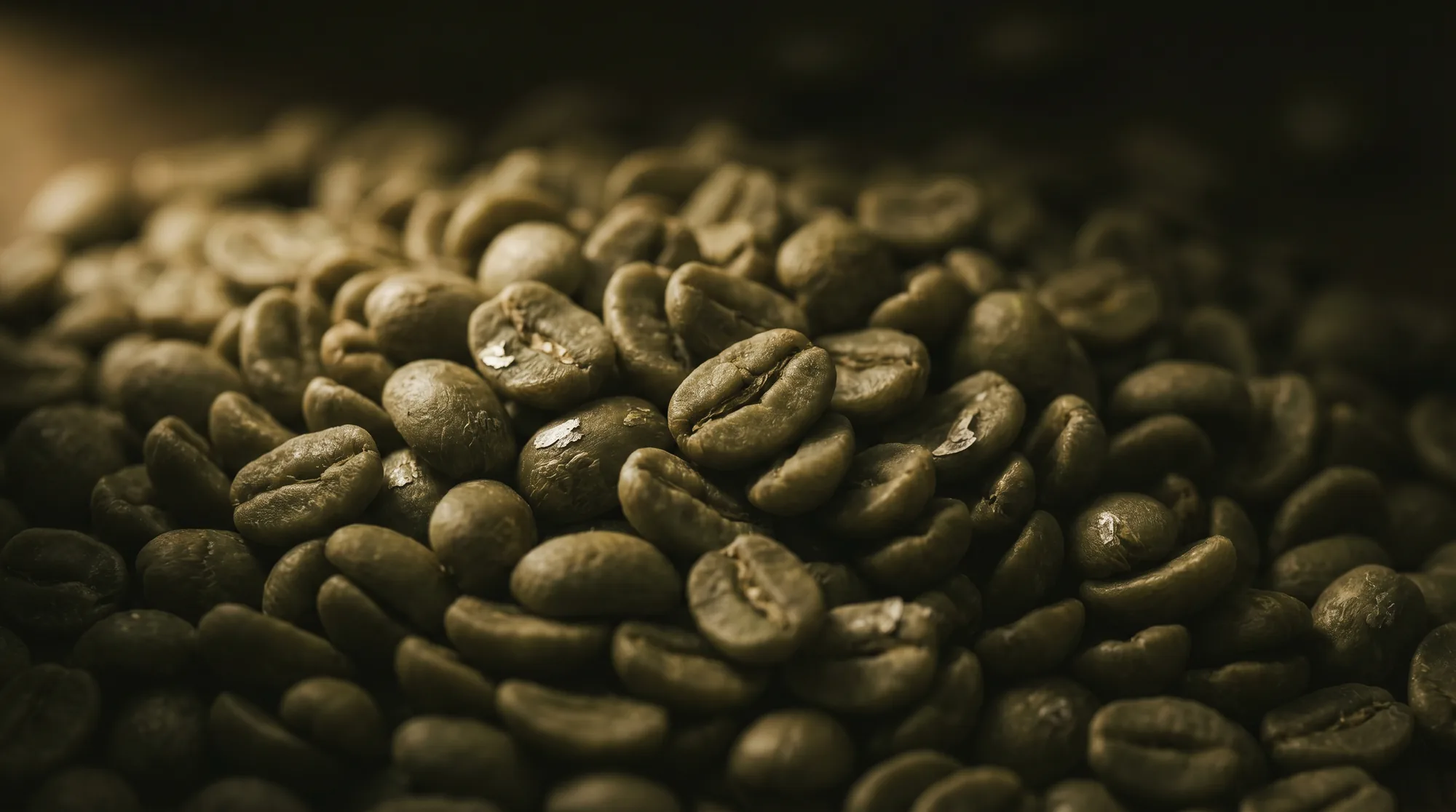 raw green coffee beans